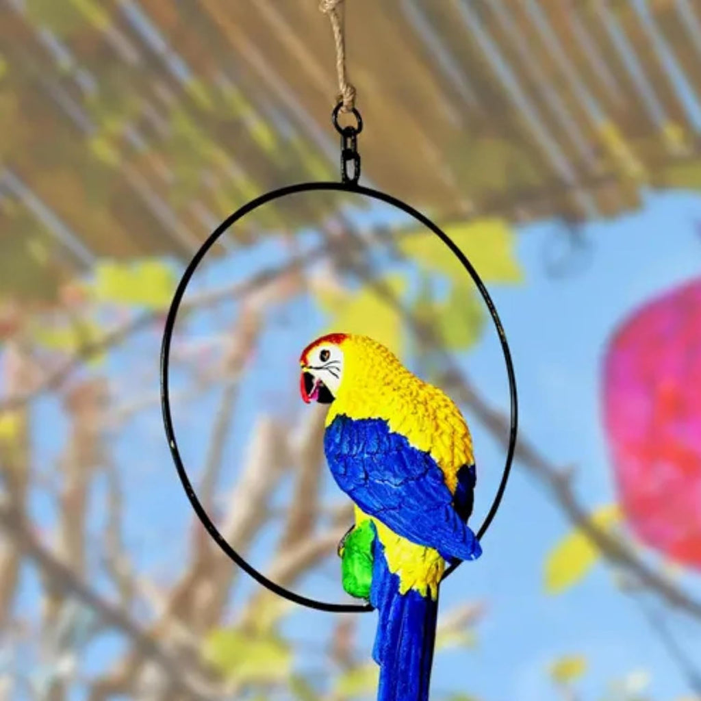 Handmade Decorative Hanging Macaw Parrot (Pack of 1)
