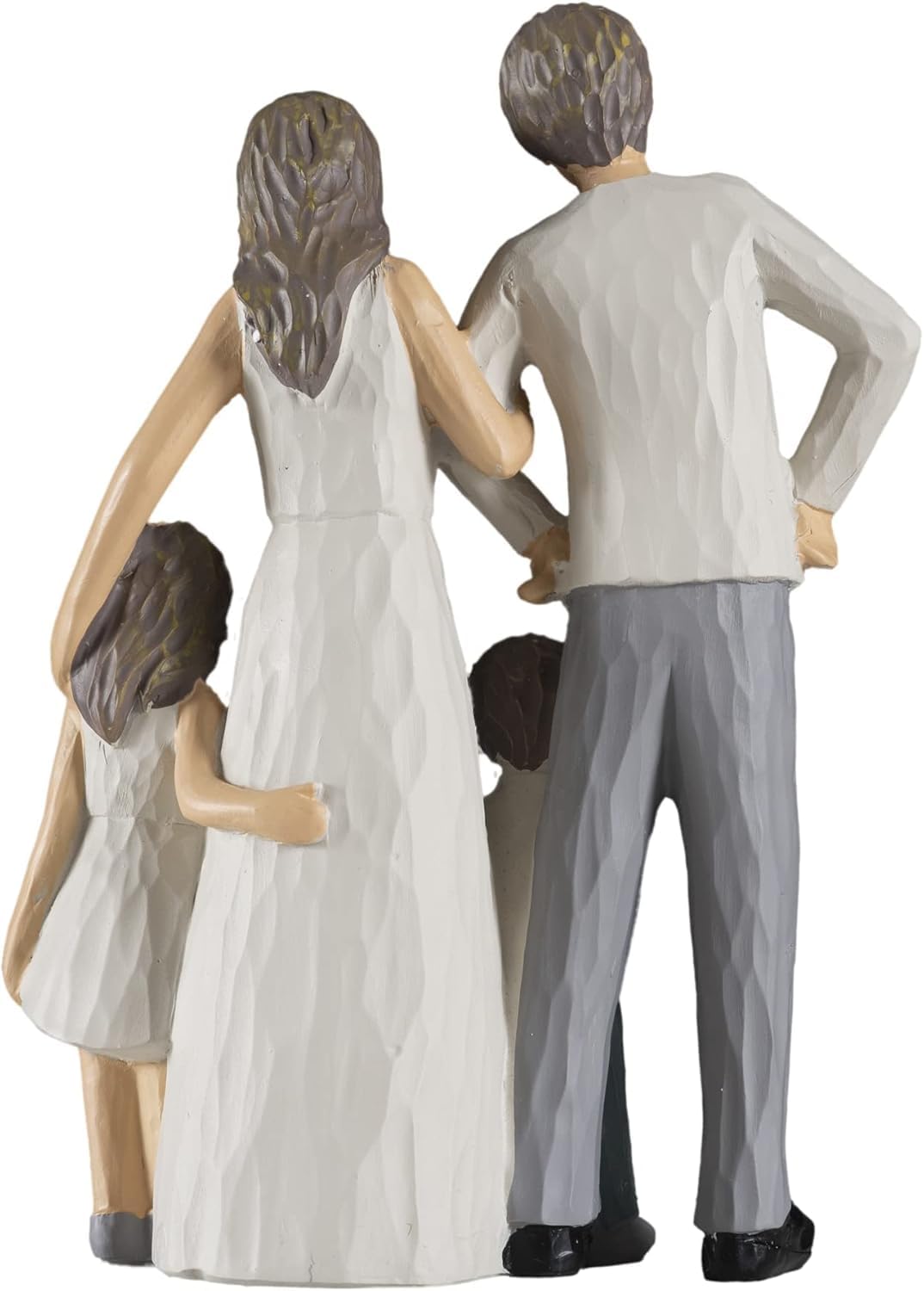 Family of 4 Figurines, Family Sculpture, Gifts for Family, Resin Family Sculpture