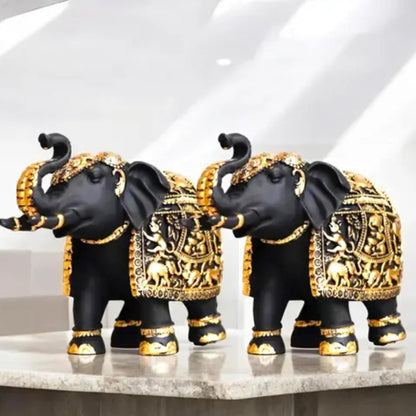 Elephant Statue Medium Size 2 pcs Set for Showpiece
