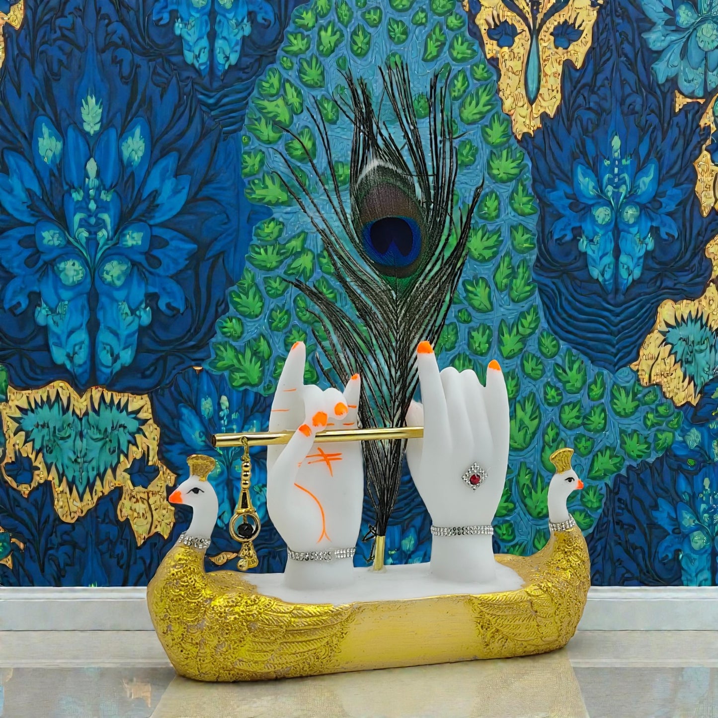 Krishna Hand Showpiece with Flute